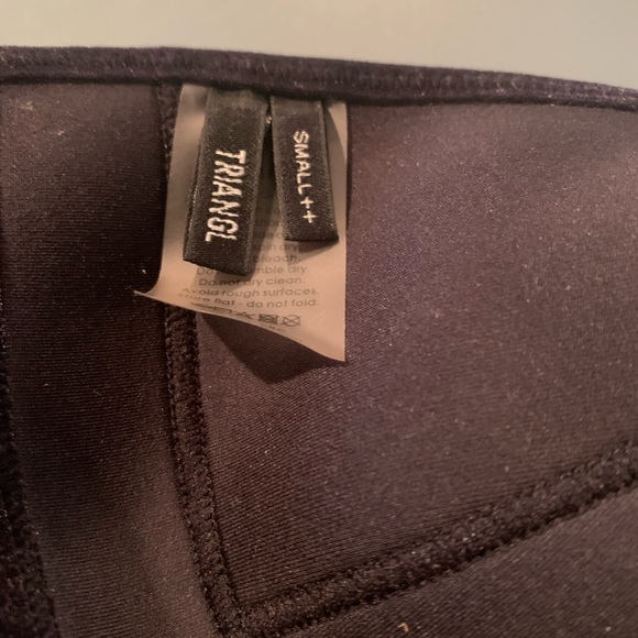 Triangl bikini black velvet neoprene - Picture 5 of 7